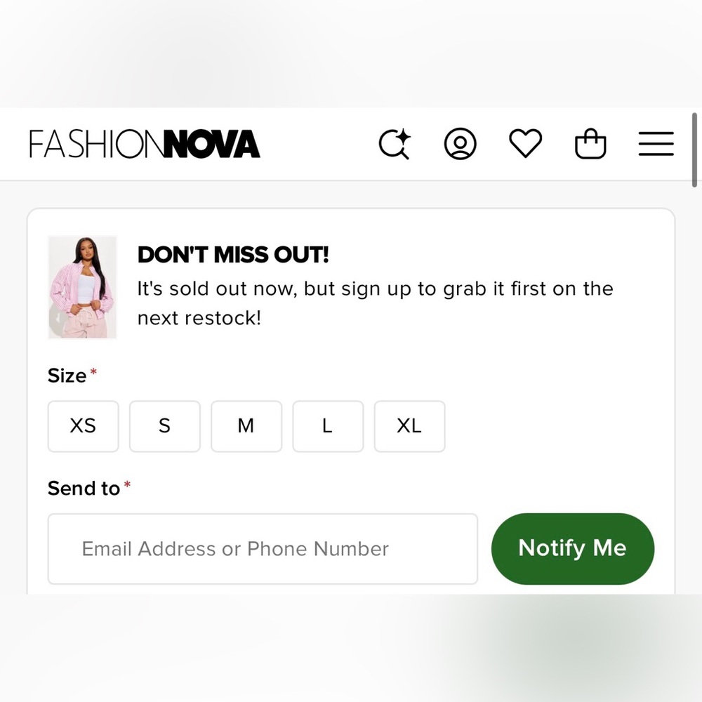 Sale! Fashion Nova Pink Gingham Bomber Jacket SOLD OUT! - Picture 6 of 7